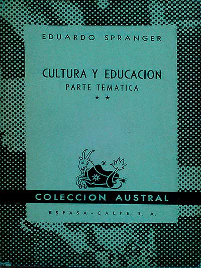 Cultura y educación. Parte temática